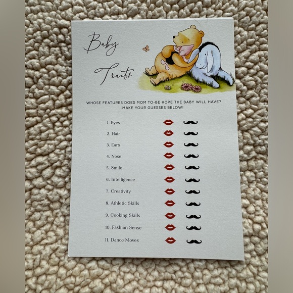 Winnie the Pooh Baby Shower Bundle Pack - Picture 4 of 6